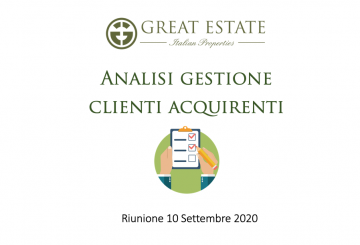Protetto: Riunione del Gruppo Great Estate_Gestione Clienti Acquirenti