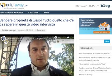 Gate-Away interviews Stefano Petri: how to sell a luxury property to an international clientele