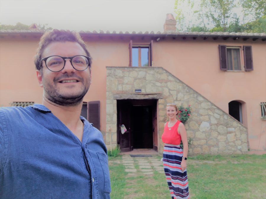 Silvio and Emilie: in Tuscany… “life is good”!
