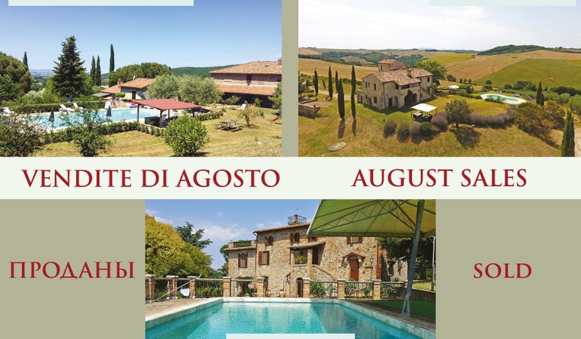 Agosto 2019: Great Estate festeggia tre importanti vendite in Umbria