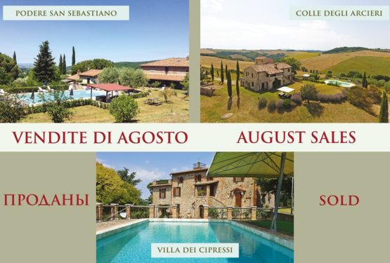 August 2019: Great Estate celebrates three important sales in Umbria