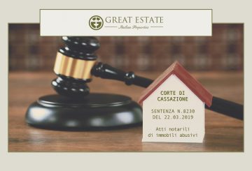 Protetto: La sentenza 8230/2019 della Cassazione: come cambia la nullità degli atti notarili di immobili abusivi