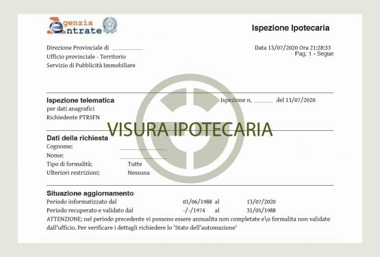 Visura ipotecaria: everything you need to know and the assistance from Great Estate