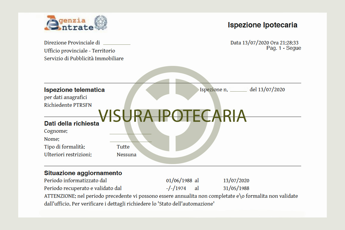 Visura ipotecaria: everything you need to know and the assistance from Great Estate