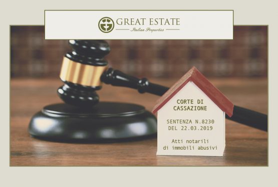 Постановление 8230/2019 Верховного Кассационного Суда Италии: признание нотариальных актов недействительными при продаже неузаконенных построек