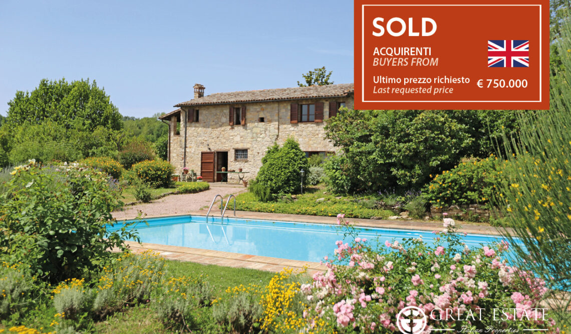 Great Estate, once again the winner in Umbria: “La Vista Su Todi e Montecastello”