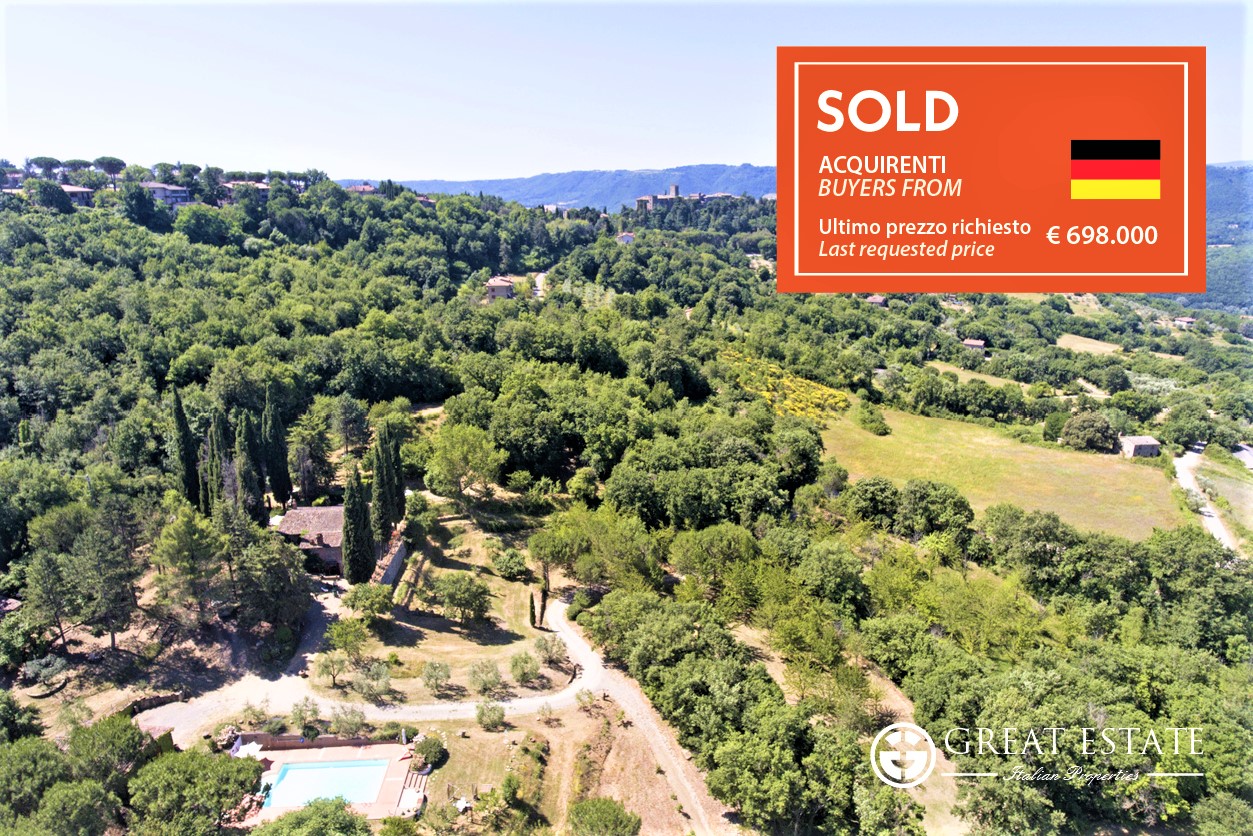 “Tramonto A Parrano”: a sale that confirms the vigorous organisation of Great Estate