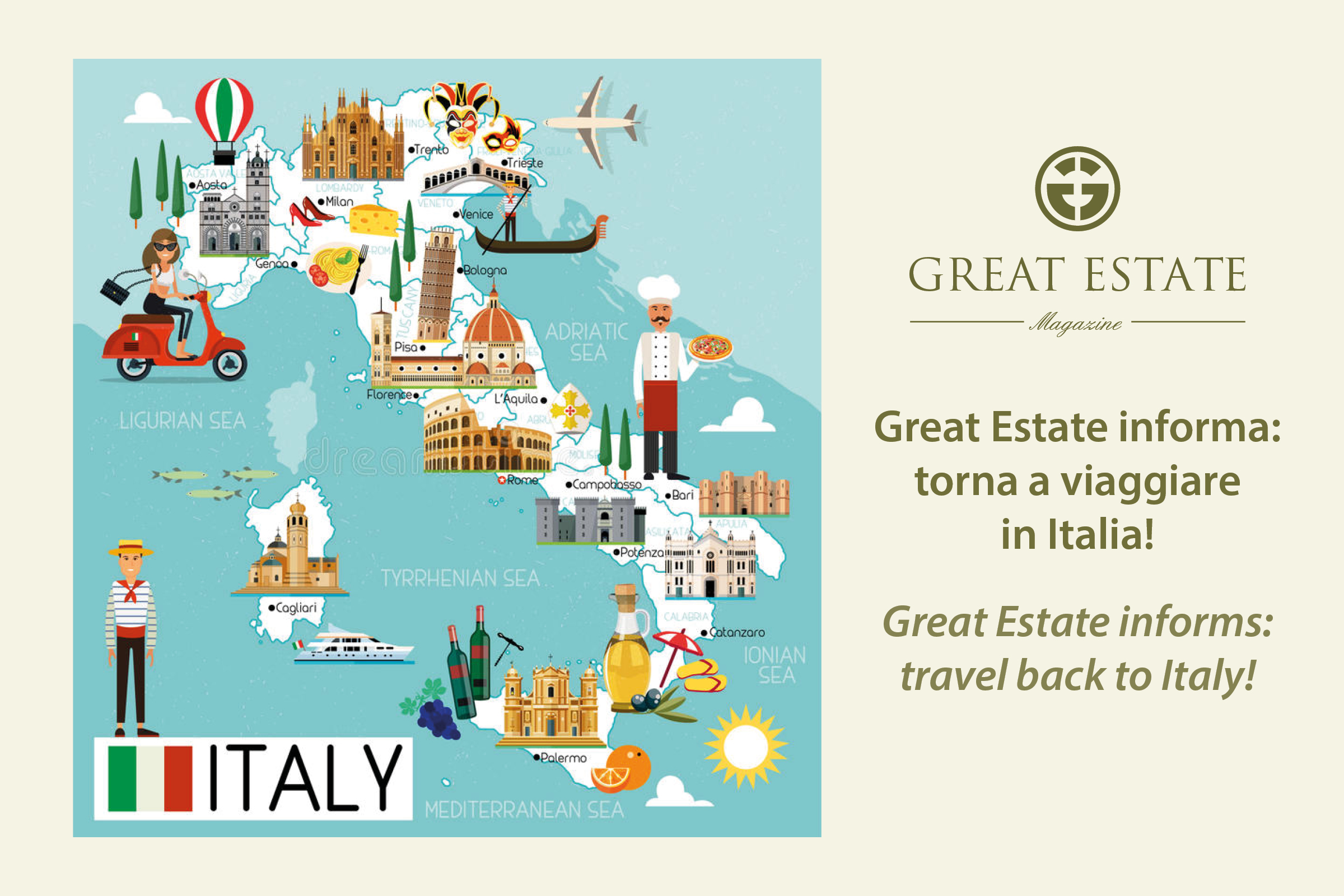 Поездка в Италию? С 16 мая страна вновь открыта для туристов