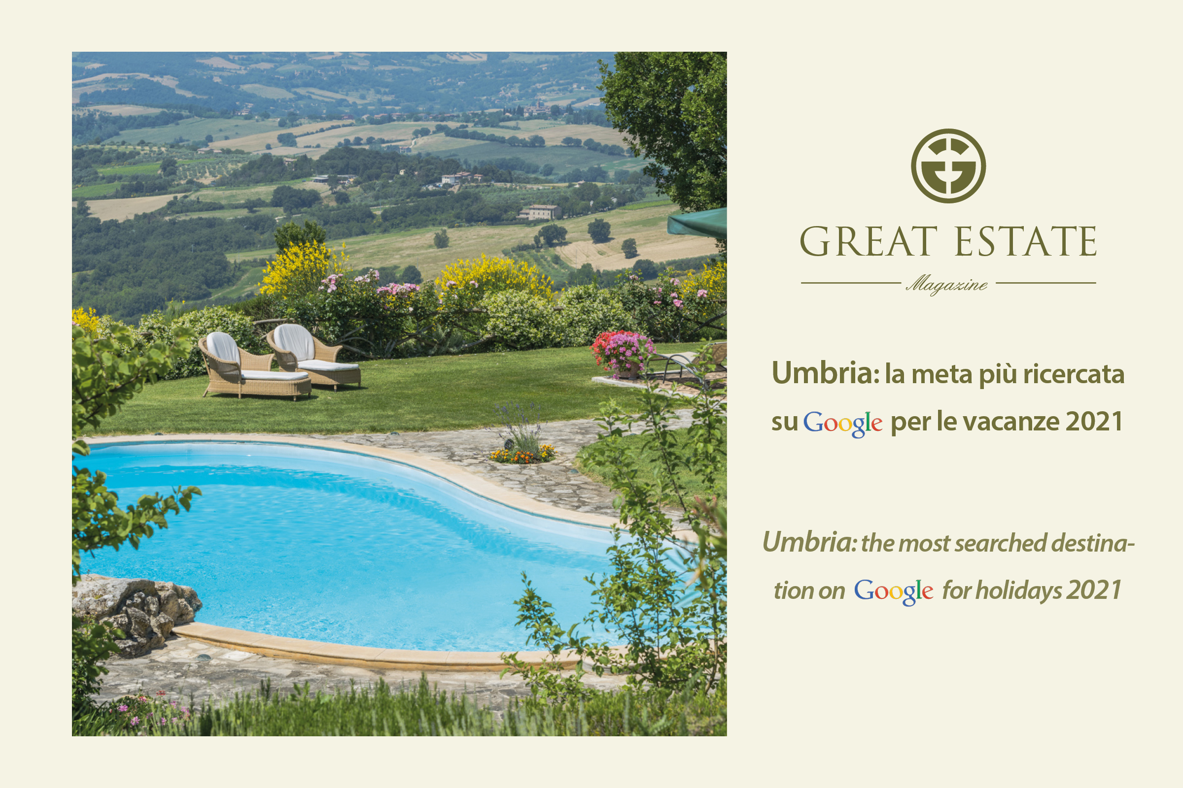 Umbria: the most “searched” region in Italy on Google and … not only!