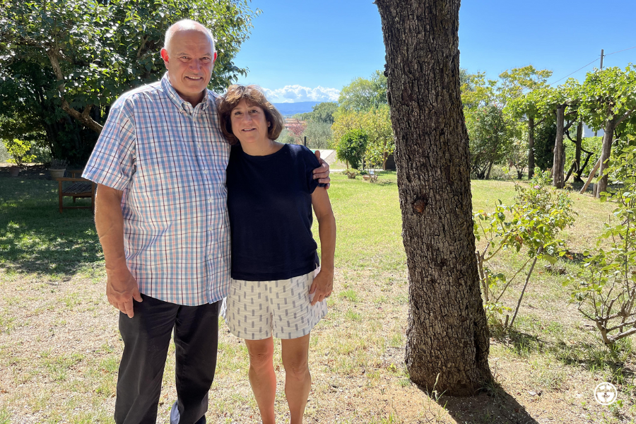 Mario and Carol Leone: Podere Amerino, a jewel that we will keep for many years