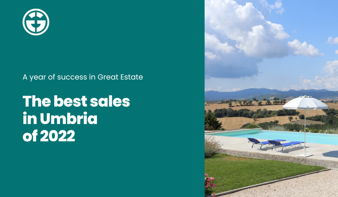 Network Great Estate: la top 5 delle vendite in Umbria